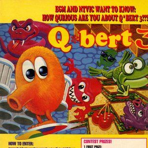 Vintage 1993 Print Ad for Q Bert 3